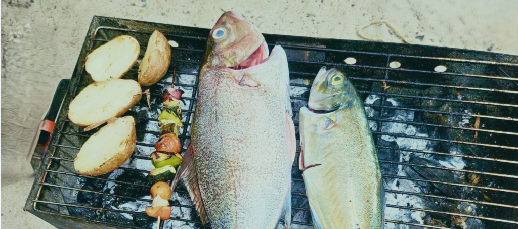Pêche et barbecue sur la plage à Boa Vista